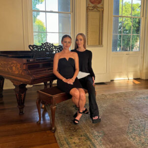 Elizabeth Shamblin Hannah with her daughter Grace in 2024