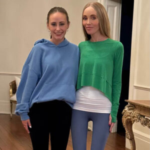 Elizabeth Shamblin Hannah with her daughter Grace in 2024